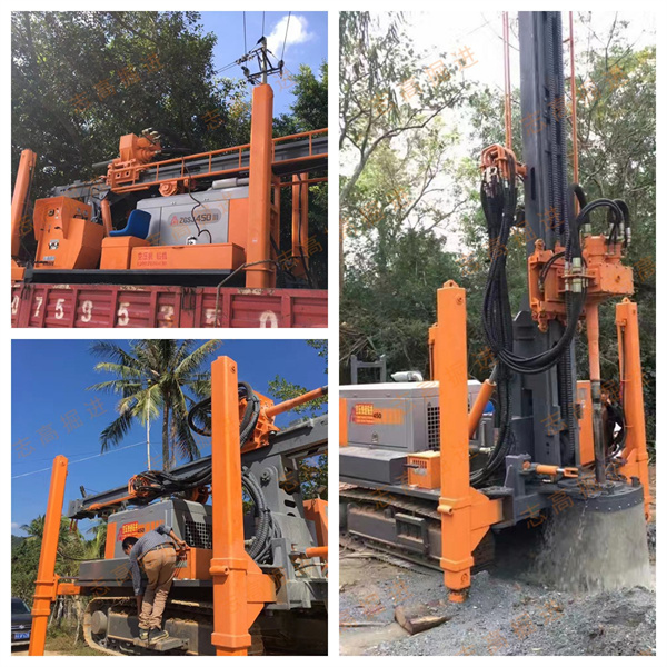 ZGSJ 450分体式水井钻机 现场指导